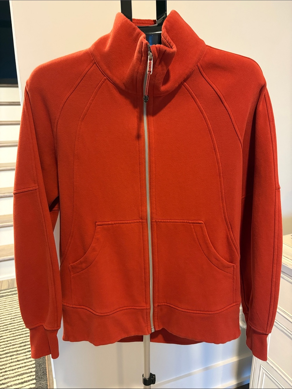 Lululemon Scuba Oversized Funnel Neck Full Zip ~ XS/S ~ Cayenne